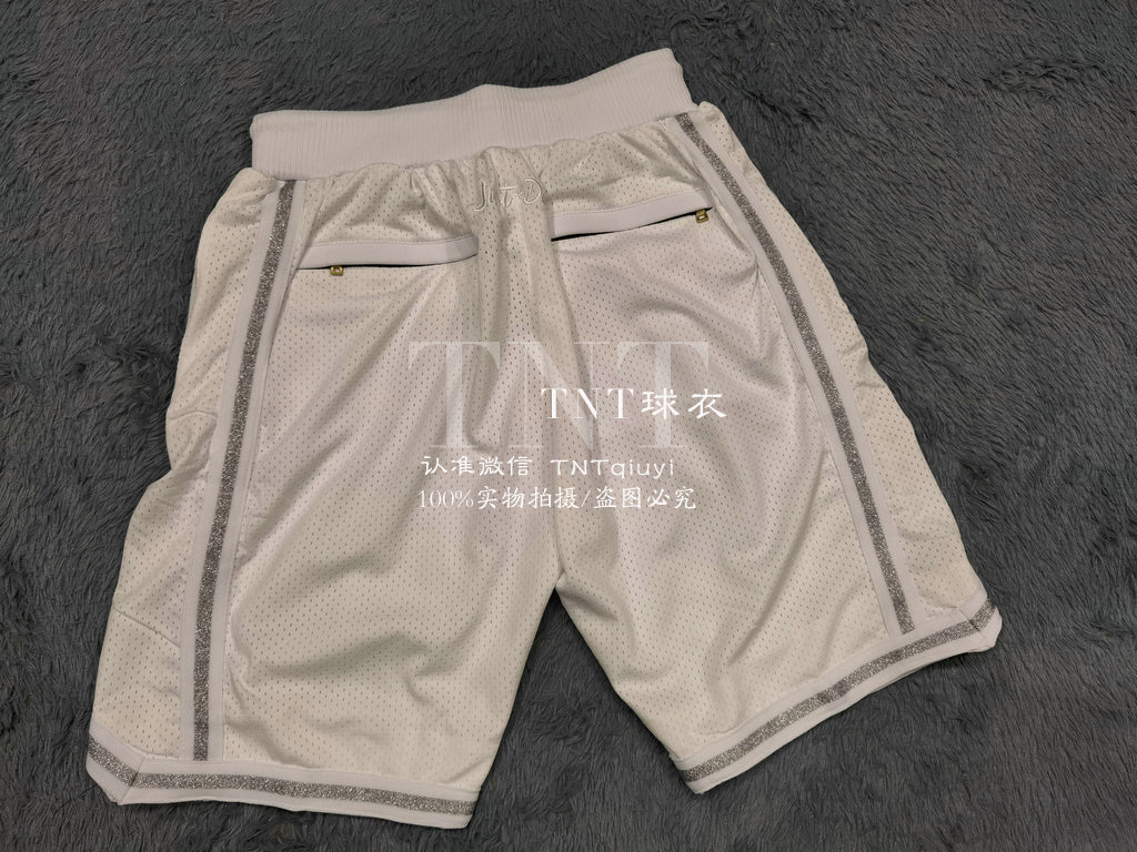 Short NBA Los Angeles Lakers Bordado Branco