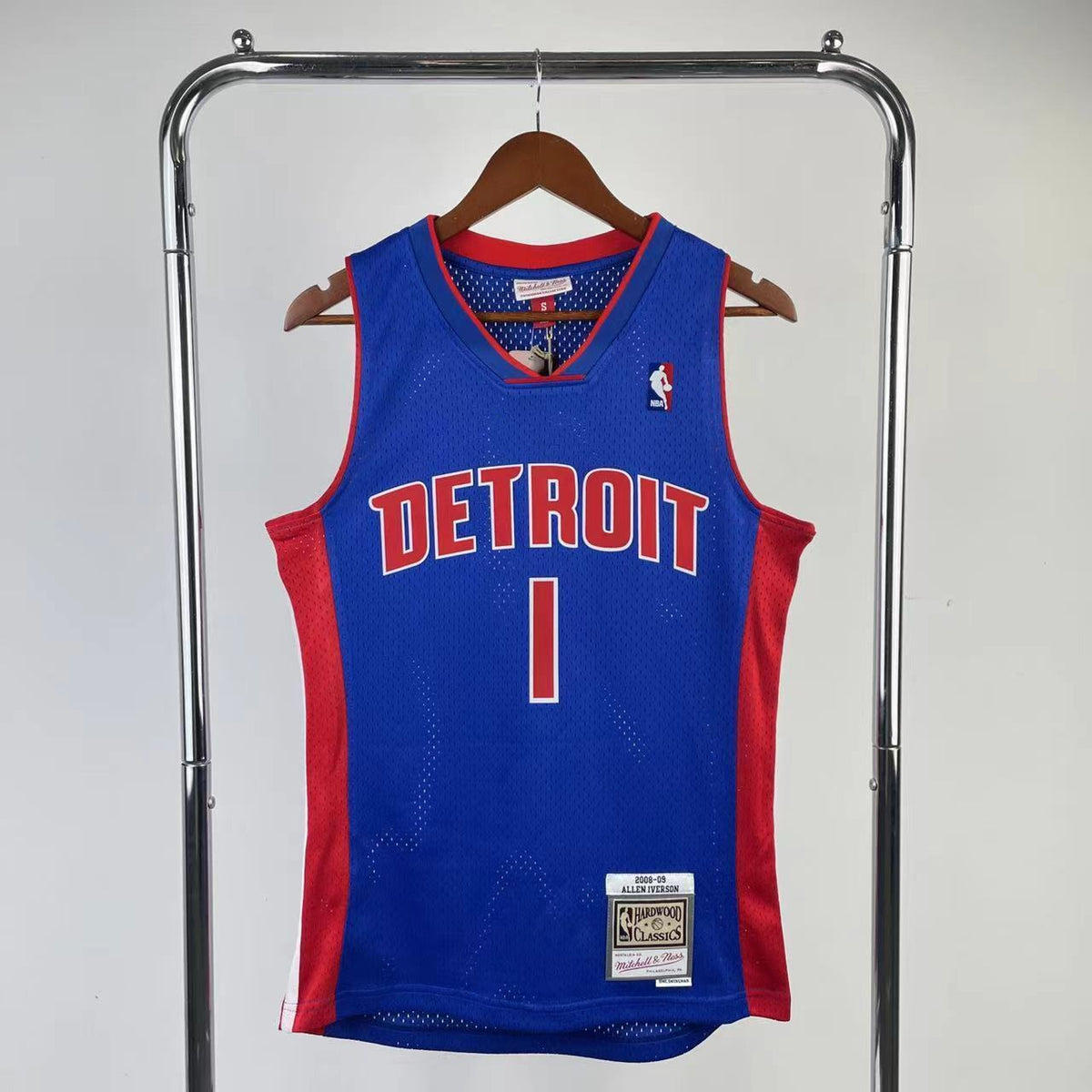 Regata NBA Detroit Pistons Mitchell&Ness Azul