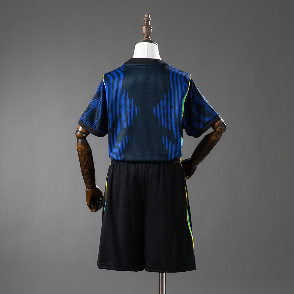 Kit Infantil Seleção Brasil I 2026 Torcedor - Azul