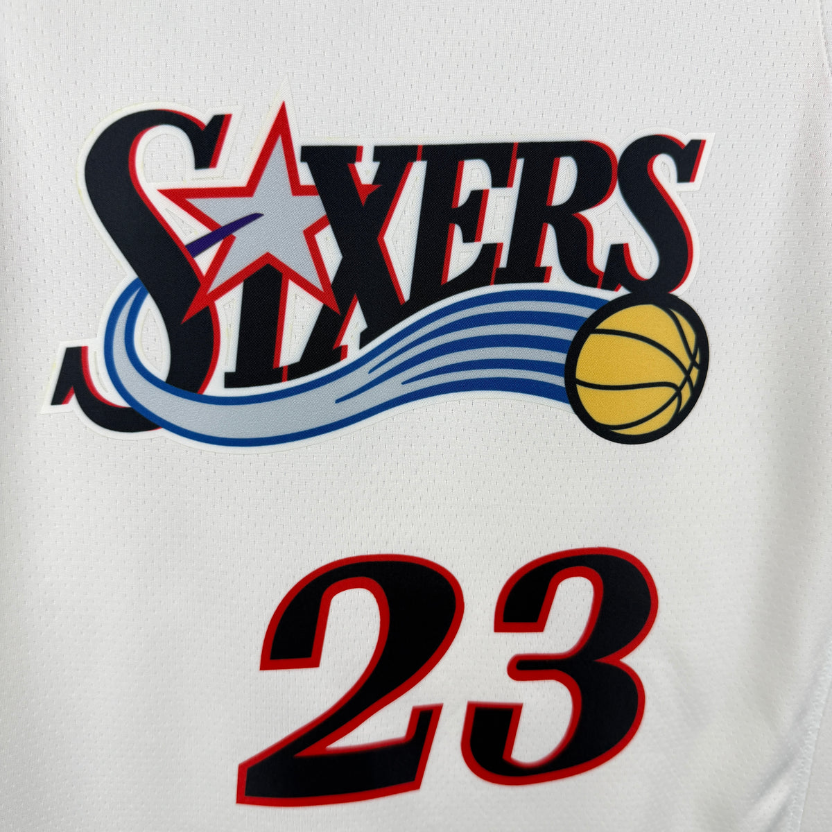 Regata Philadelphia 76ers Classic Edition branca