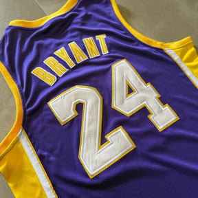 Regata Los Angeles Lakers Retrô Bordada Roxa