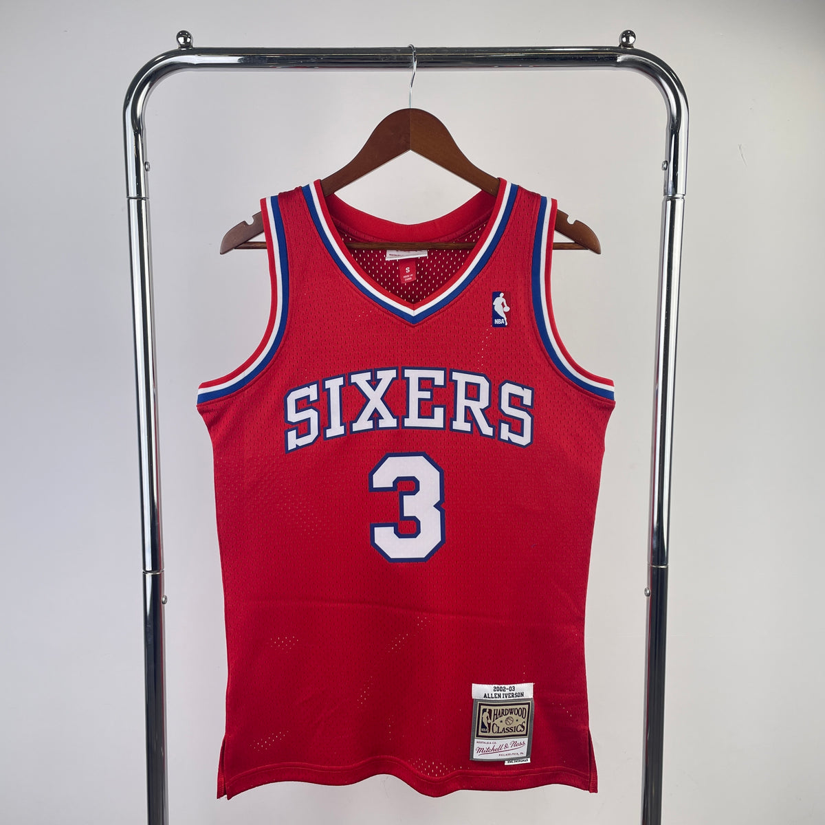 Regata Philadelphia 76ers Mitchell&Ness Vermelha