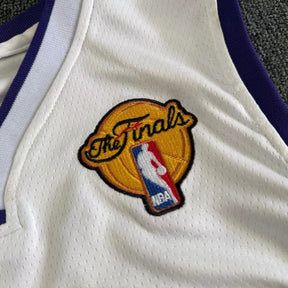 Regata Los Angeles Lakers Retrô Bordada Branca