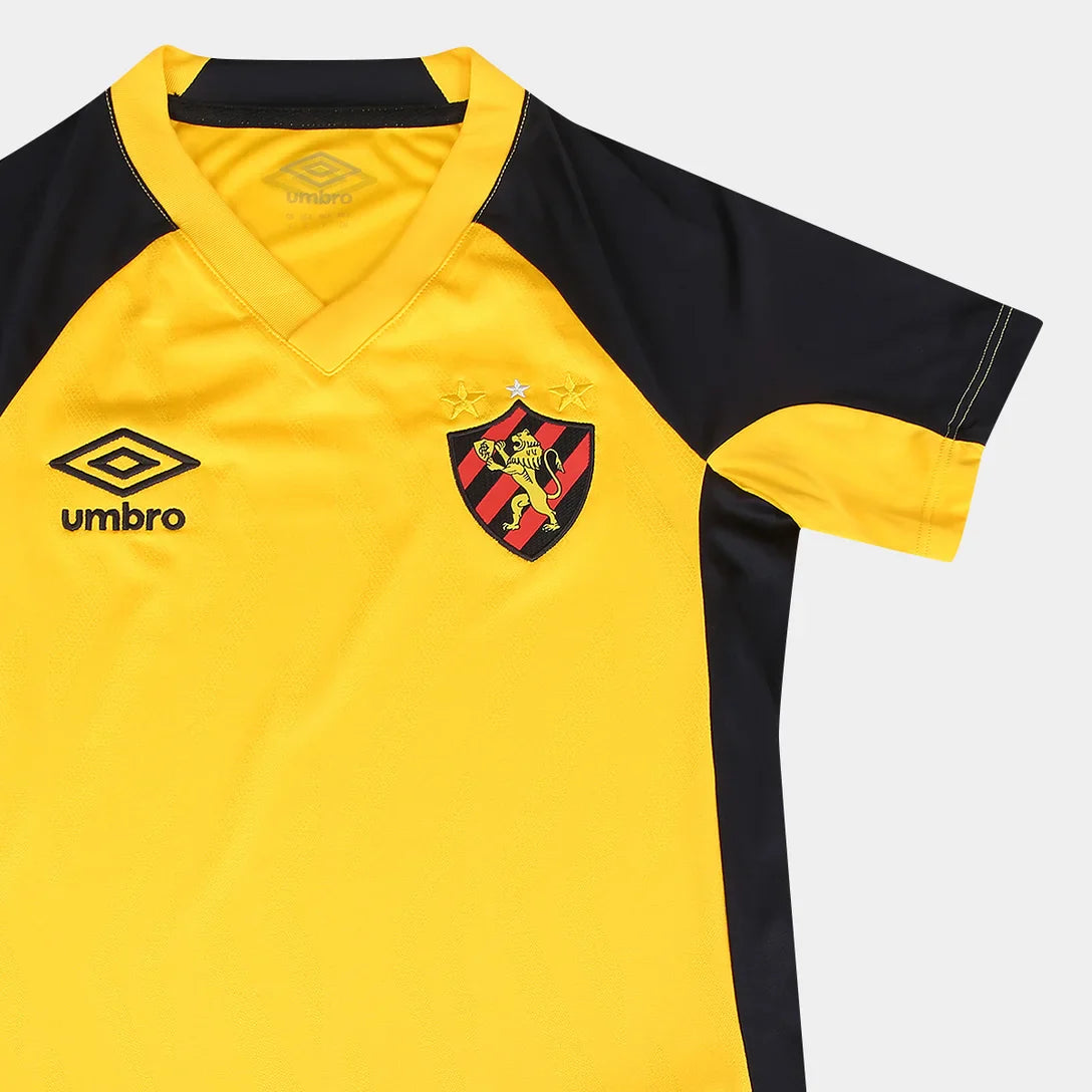 Camisa Sport II 25/26 s/n Torcedor Umbro Feminina - Amarelo+Preto