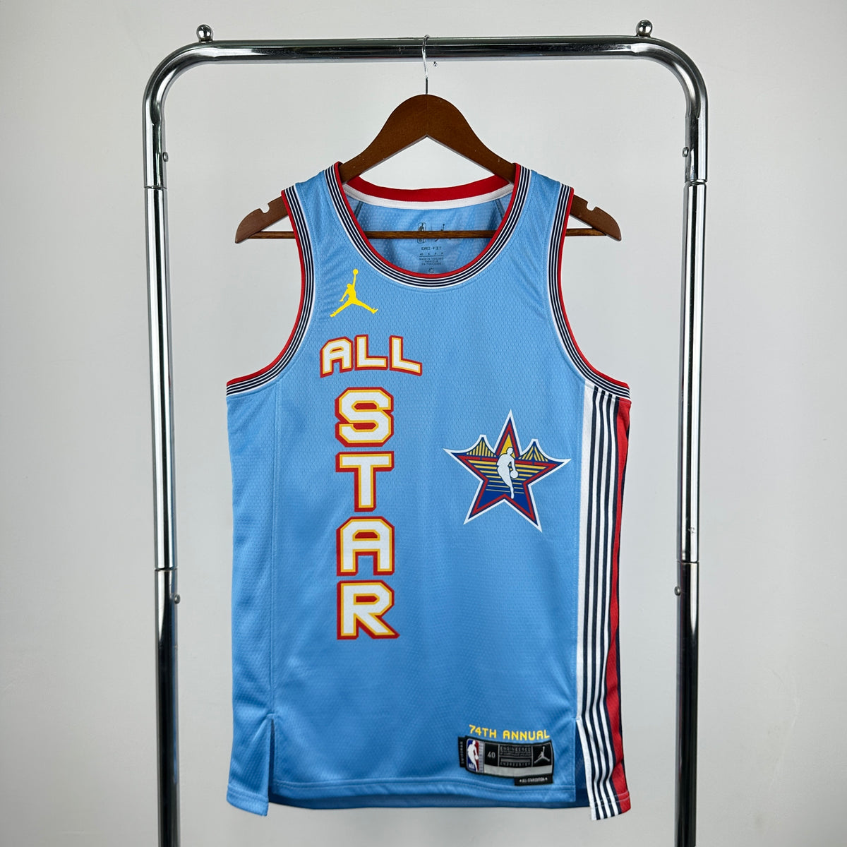 Camisa NBA Allstar game 24/2025 azul claro