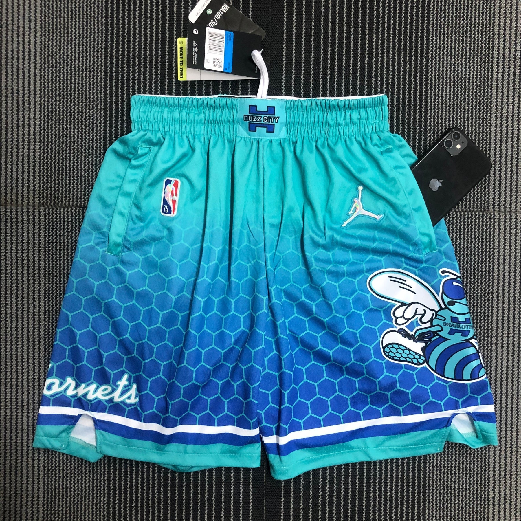 Short NBA Charlotte Hornets 75 anos
