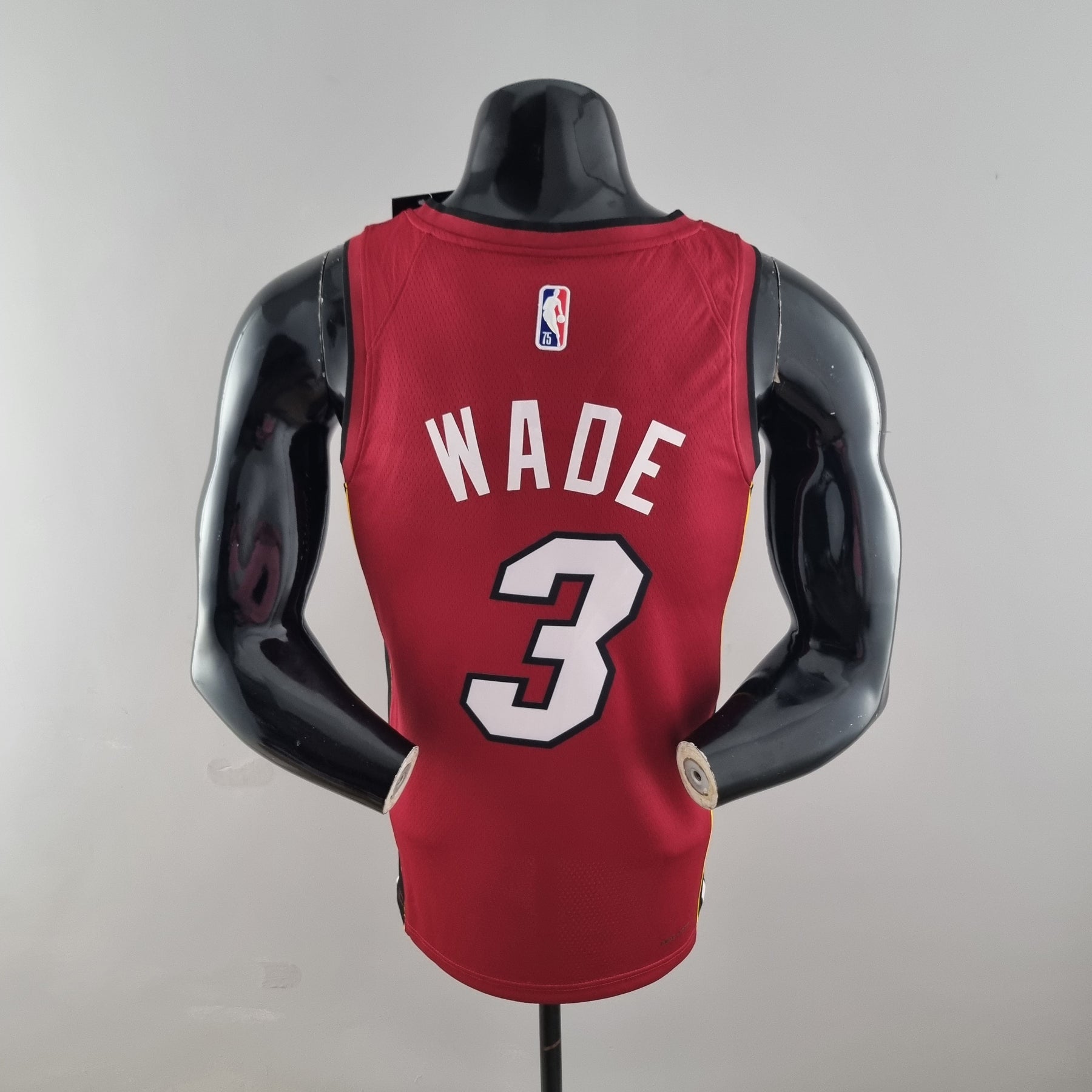 Camisa NBA Miami Heat #3 Wade - 75° Aniversário Red