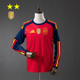 Espanha Home 2026 Long-Sleeved Patch Campeão