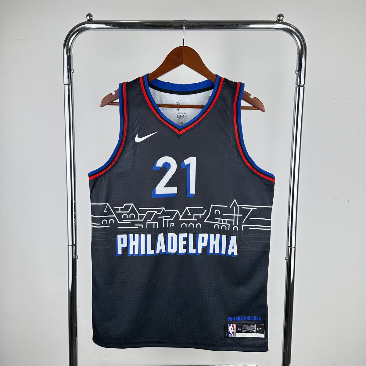 Regata Philadelphia 76ers Preta