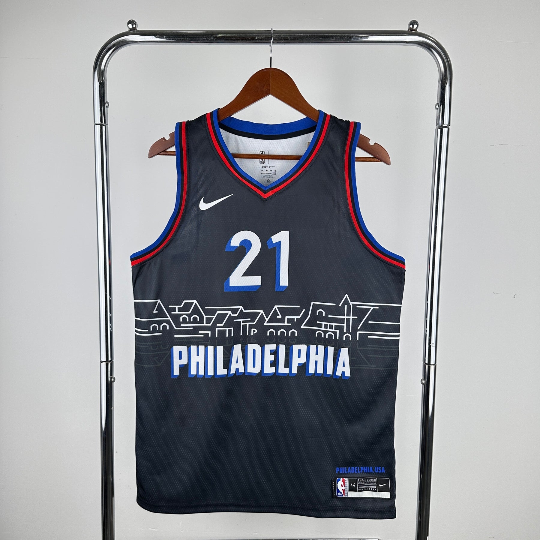 Regata Philadelphia 76ers Preta