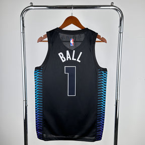 Regata Charlotte Hornets City Edition Preta