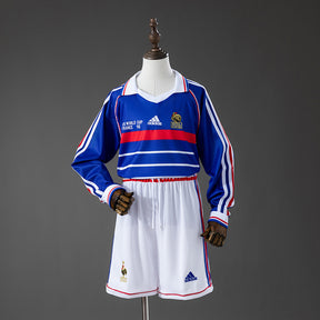 Kit Infantil França 1998 Home Retro manga longa
