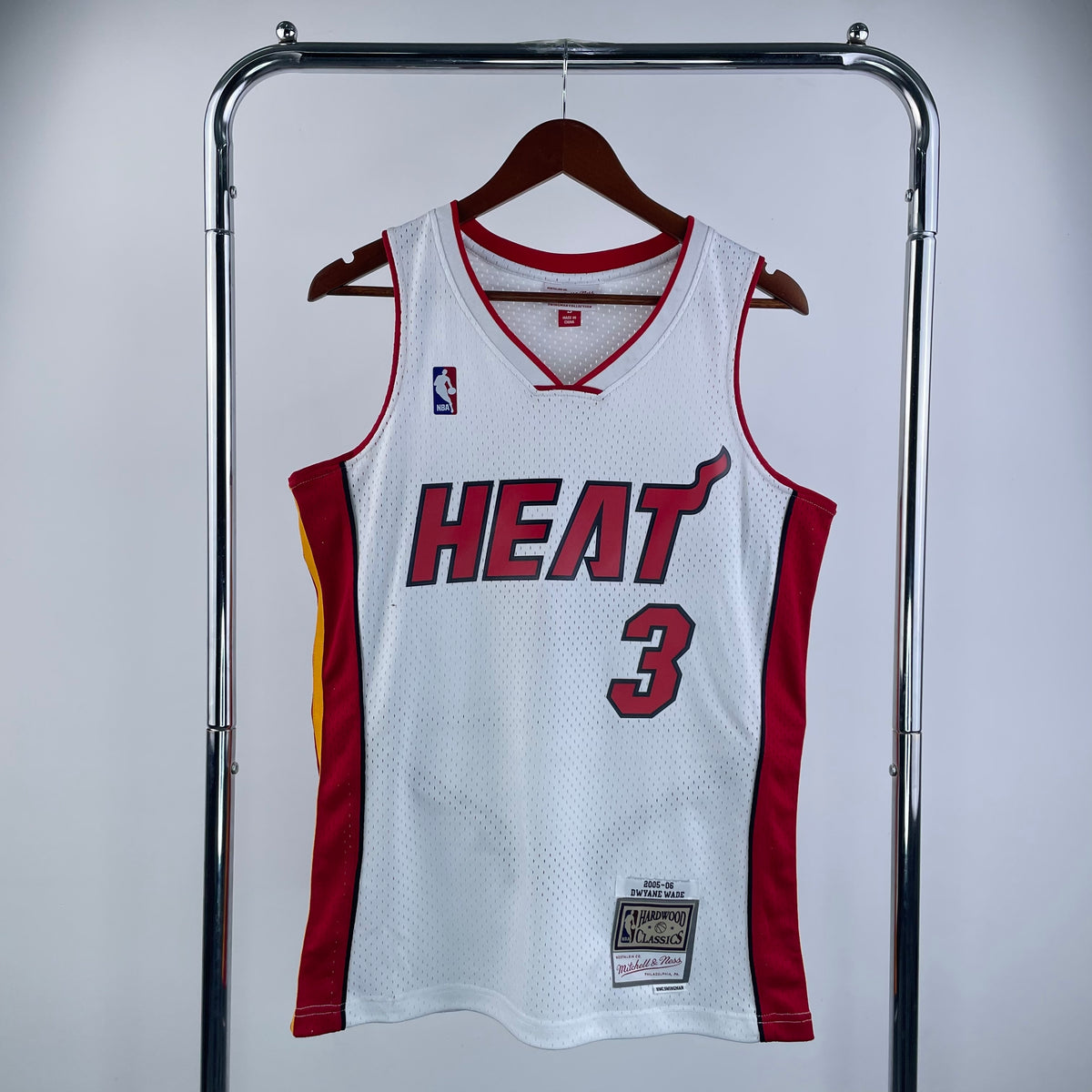 Regata Miami Heat Mitchell & Ness Branca