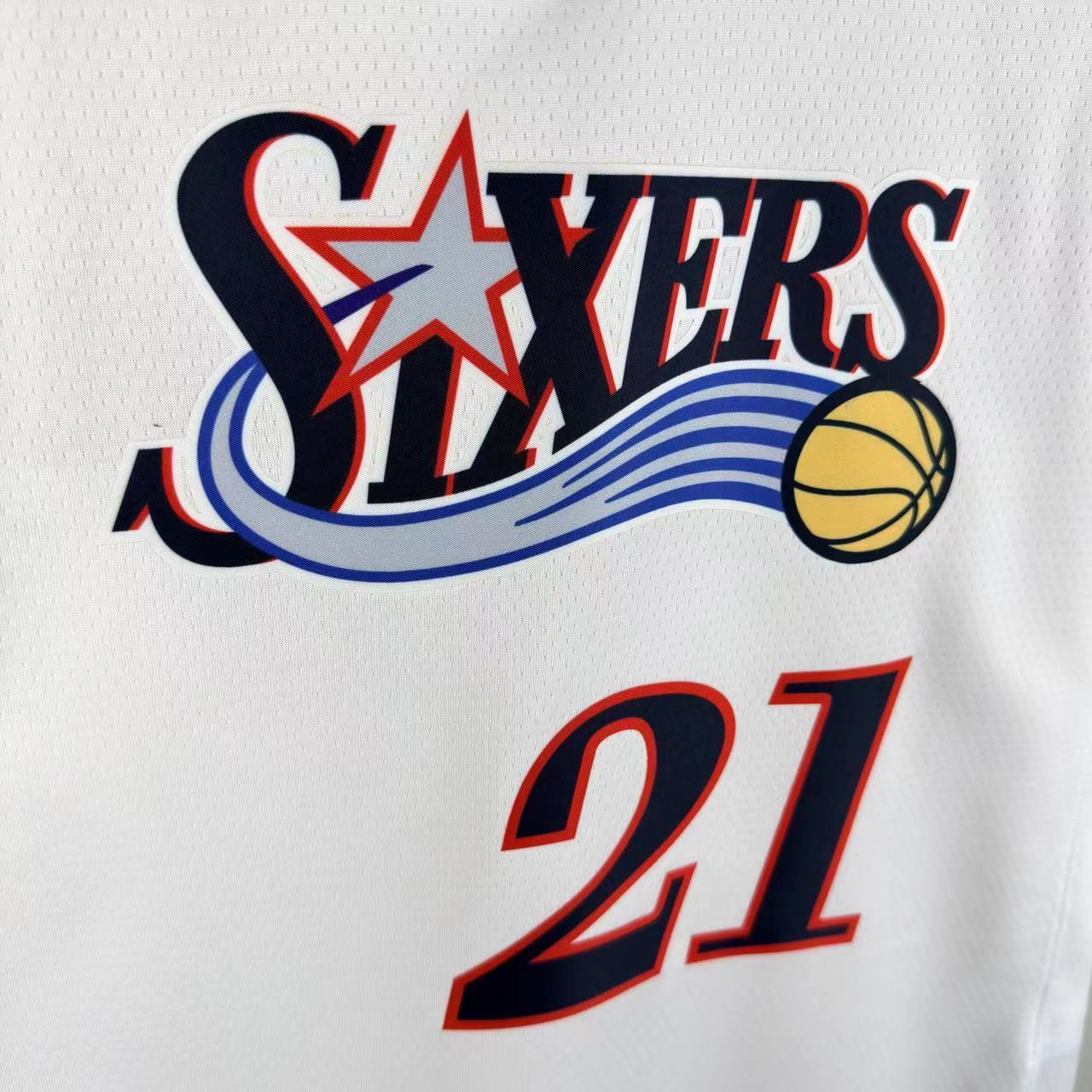Regata Philadelphia 76ers Classic Edition branca