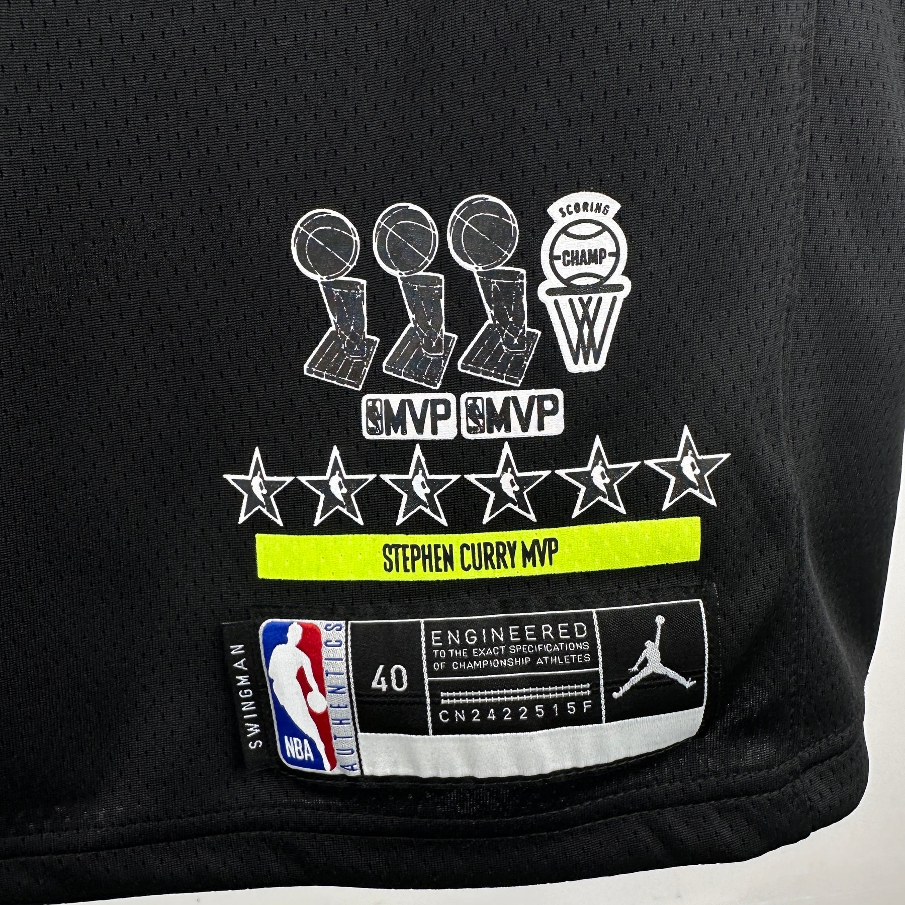 Camisa NBA Golden State Warriors Curry MVP