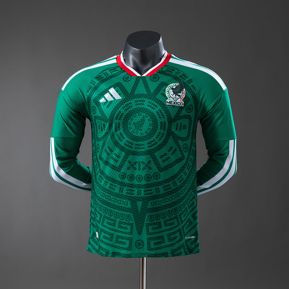 Mexico Home 2026 Long-Sleeve Versão Jogador