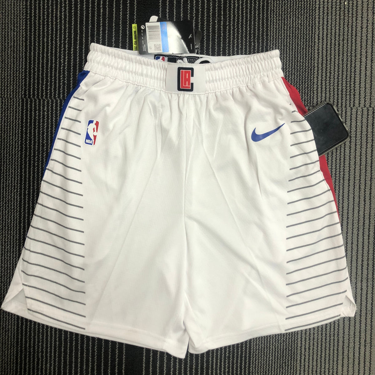 Short NBA Los Angeles Clippers Branco