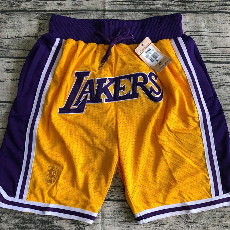 Short NBA Los Angeles Lakers Bordado