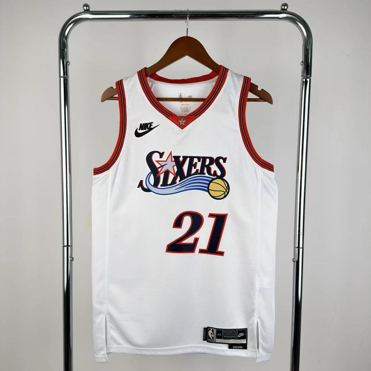 Regata Philadelphia 76ers Classic Edition branca