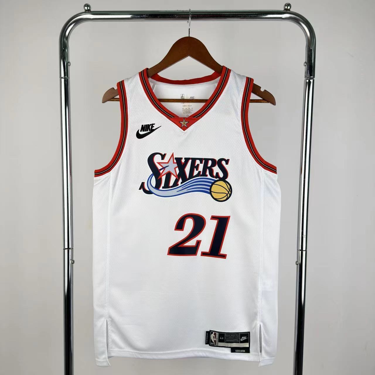 Regata Philadelphia 76ers Classic Edition branca