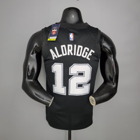 Camisa NBA San Antonio Spurs #12 Aldridge - City Edition Black