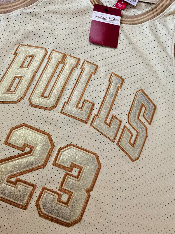 Regata Chicago Bulls Série Gold Bordada