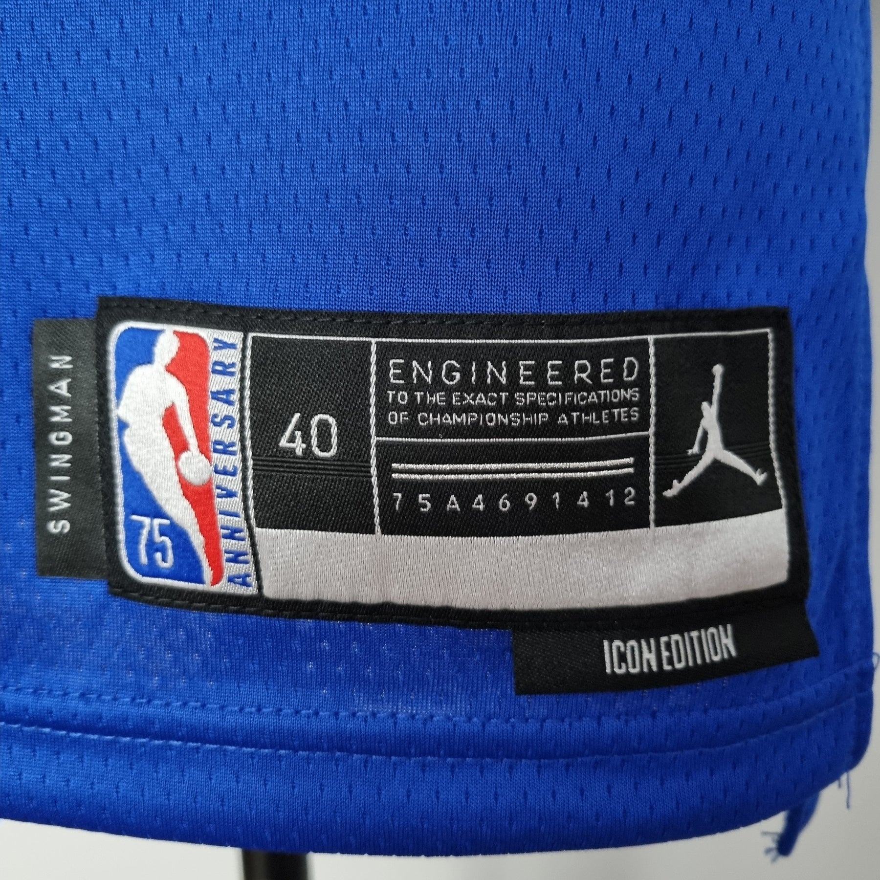 Camisa NBA Orlando Magic #1 McGrady - 75° Aniversário Blue