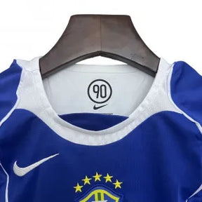 Kit Conjunto Camisa e Shorts Infantil Brasil 2004 Total 90 Azul
