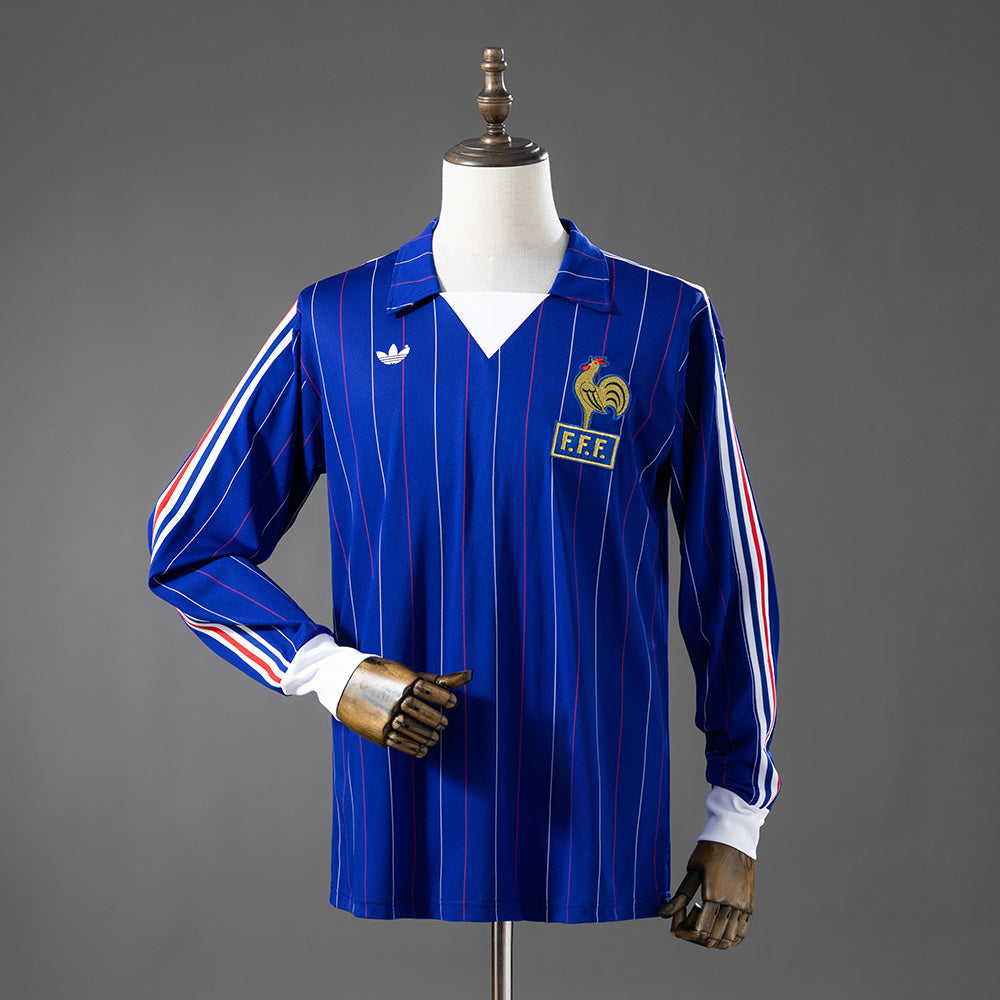 Camisa Manga Longa Seleção França 2006 Home Retro