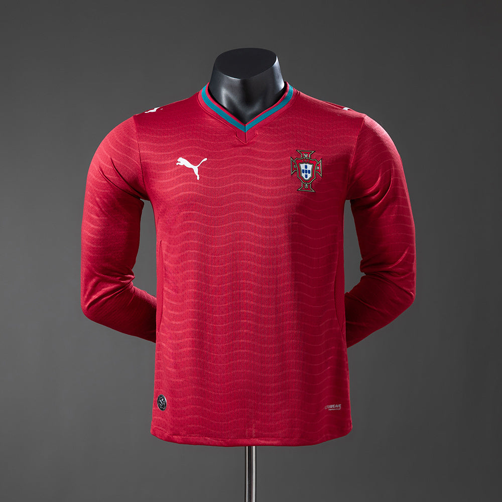 Portugal Home 2026 Long-Sleeve Versão Jogador