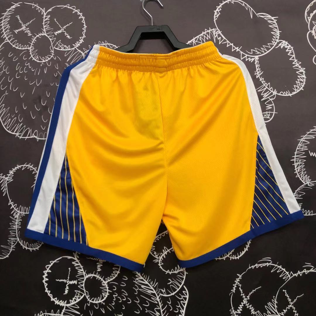 Short NBA Golden State Warriors amarelo