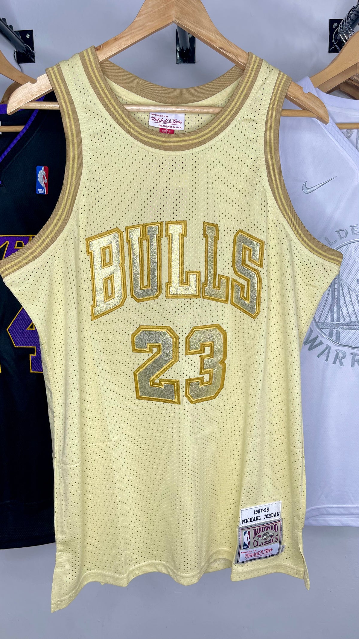 Regata NBA PRONTA ENTREGA Chicago Bulls Série Gold