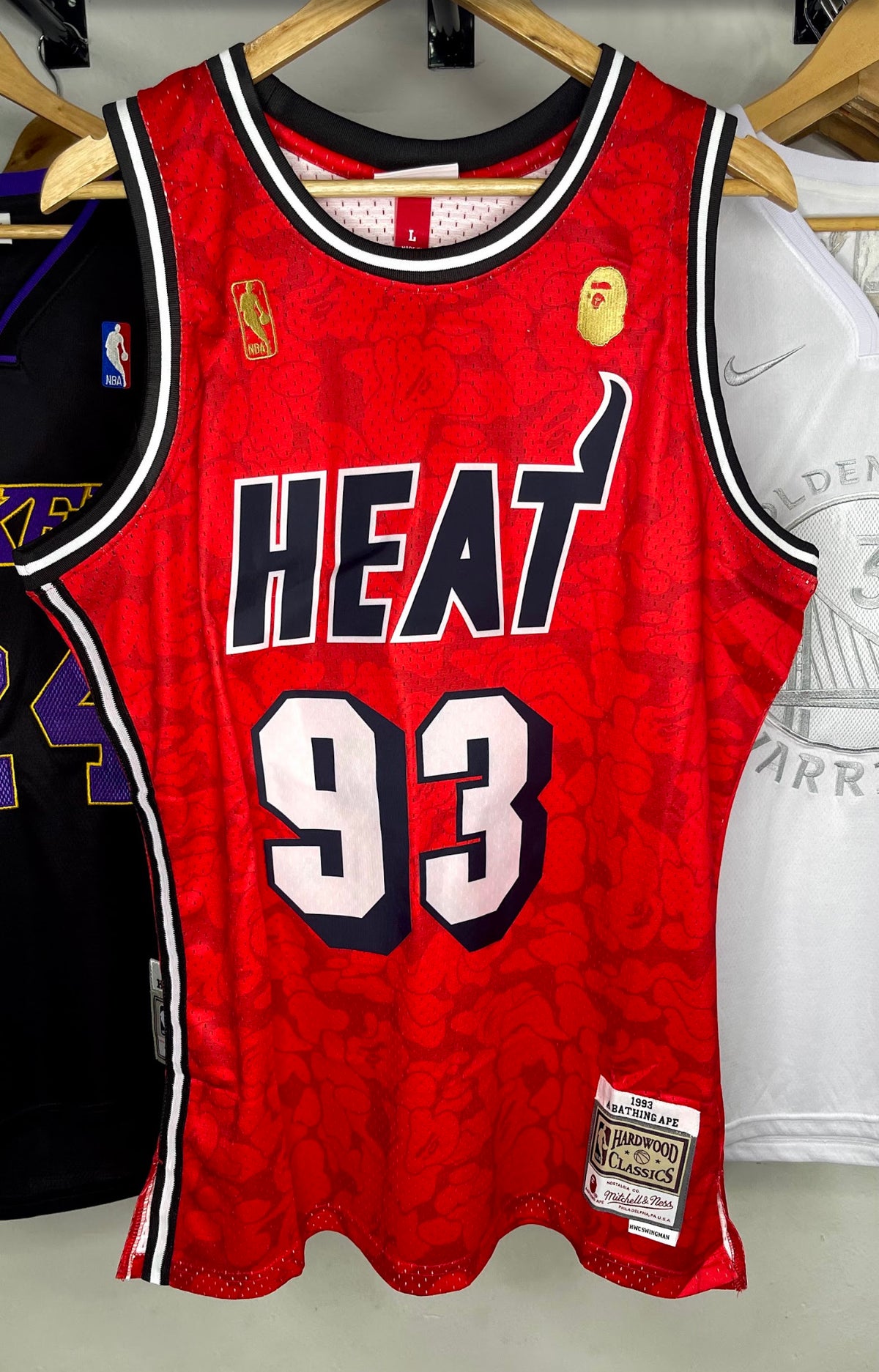 Regata PRONTA ENTREGA Miami Heat Mitchell&Ness