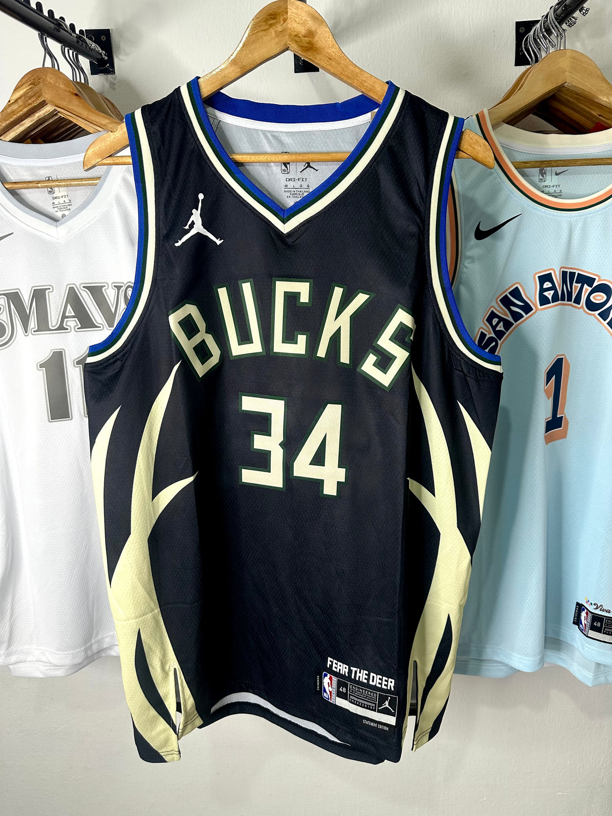 Regata NBA PRONTA ENTREGA Milwaukee Bucks Statement Edition