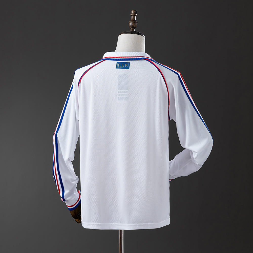 Camisa Manga Longa Seleção França 1998 Away