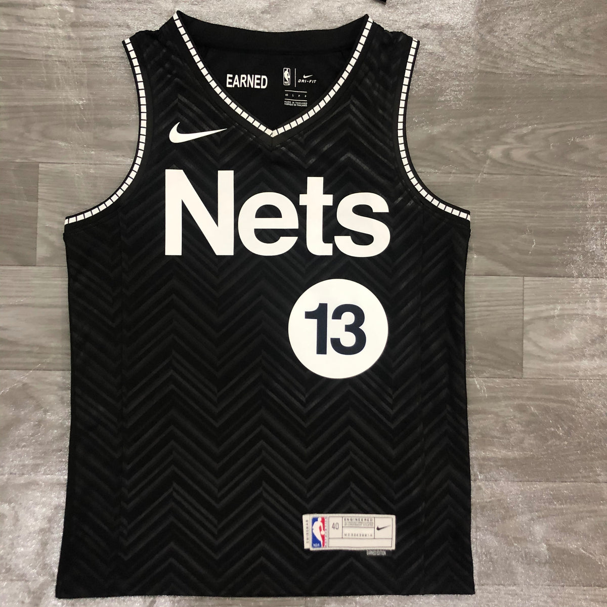 Short NBA Brooklyn Nets Preta