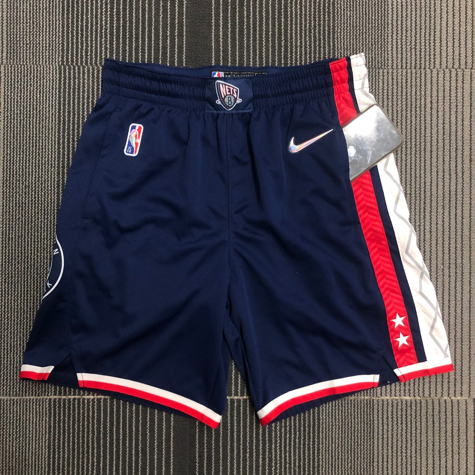 Short NBA Brooklyn Nets 75 Anos
