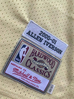 Regata  Philadelphia 76ers Mitchell&Ness Série Gold