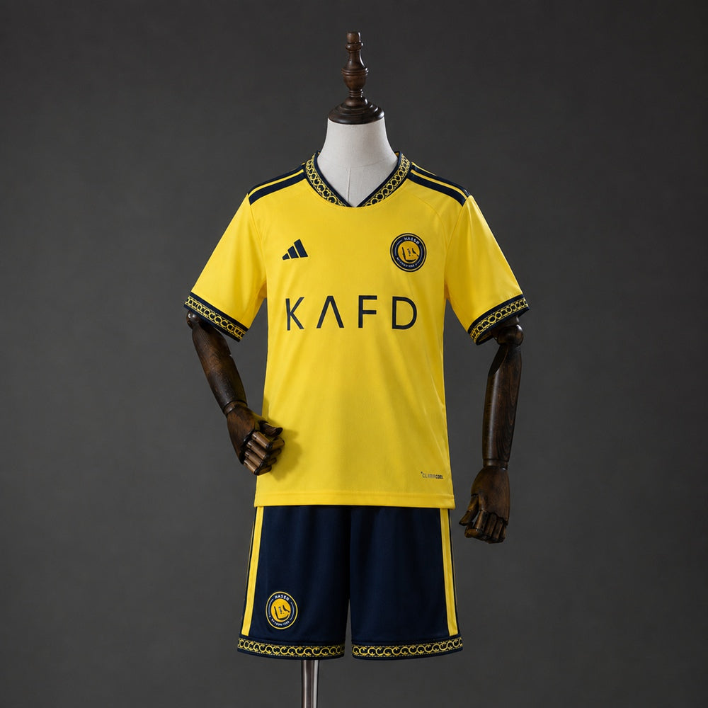 Al-Nassr 26/27 Home Kids Kit Treino