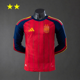 Espanha Home 2026 Long-Sleeve Versão Jogador