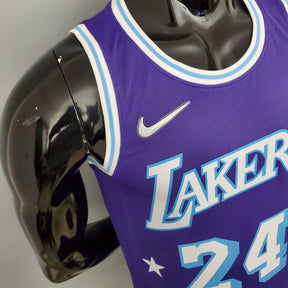Camisa NBA Lakers #24 Bryant City Edition Purple - 23/24