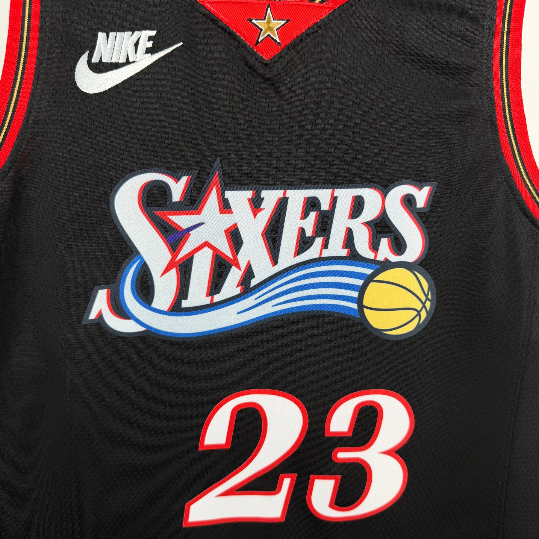 Regata Philadelphia 76ers Classic Edition Preta