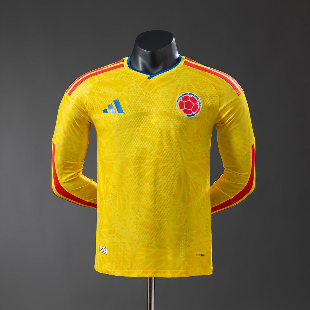 Colombia Home 2026 Long-Sleeve Versão Jogador