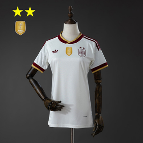 Camisa Espanha Away 2026 - Versão Feminina Patch Campeão