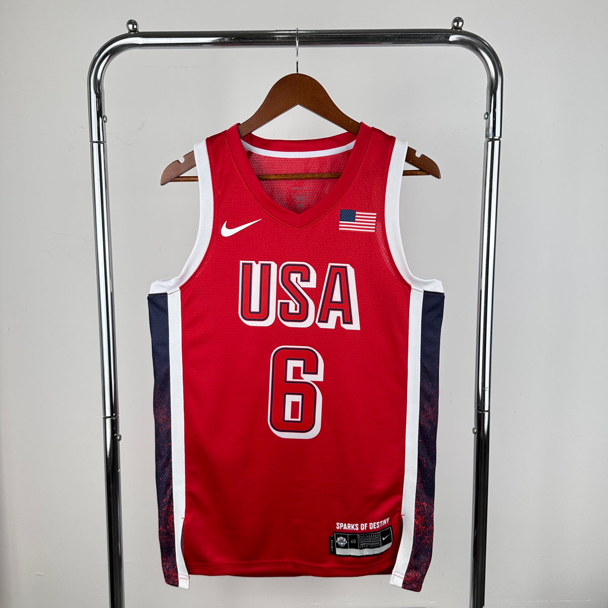 Regata Estados Unidos Olimpiadas 2024 Vermelha