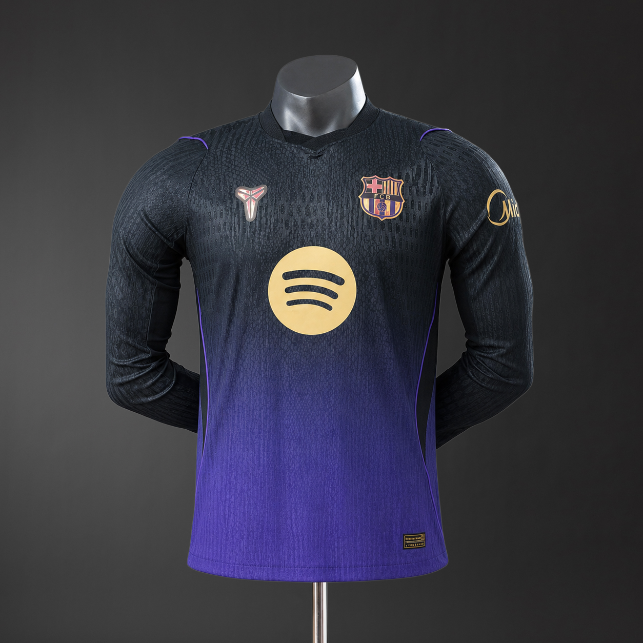 Barcelona x Kobe Bryant 26/27 Away  Long-Sleeve Versão Jogador