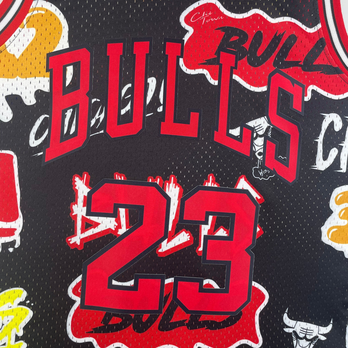 Regata Mitchell & Ness  Chicago Bulls Preta