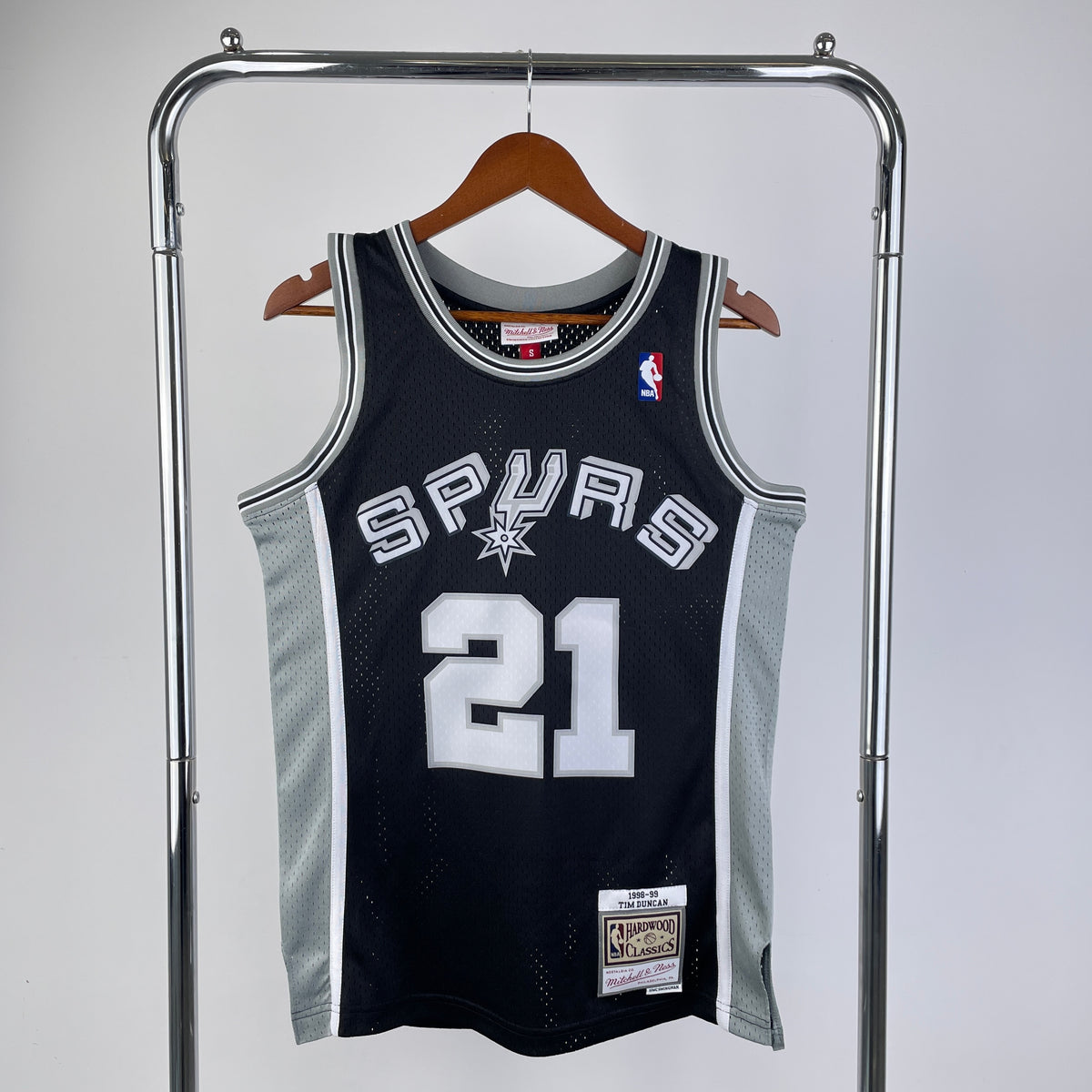 Camisa NBA San Antonio Spurs Retrô Preta