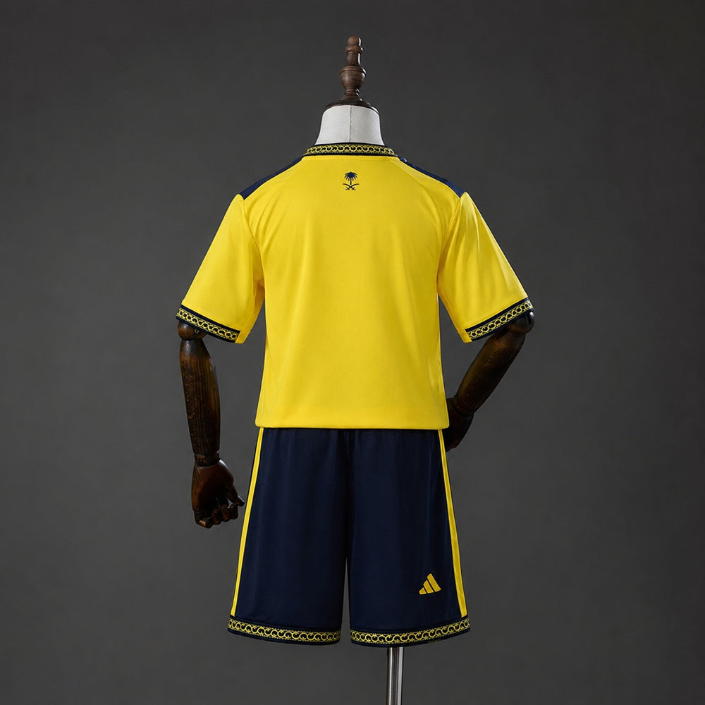 Al-Nassr 26/27 Home Kids Kit Treino