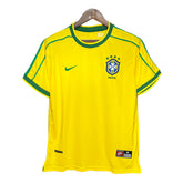 Camisa Retrô Seleção Brasil 1998/98 - Amarelo